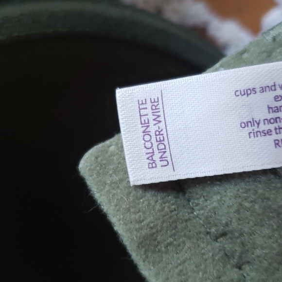 Cacique balconette under wire green bra 42DD - Picture 5 of 5